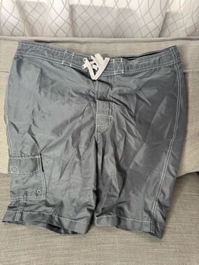 Merona Gray Men’s Swim Trunks